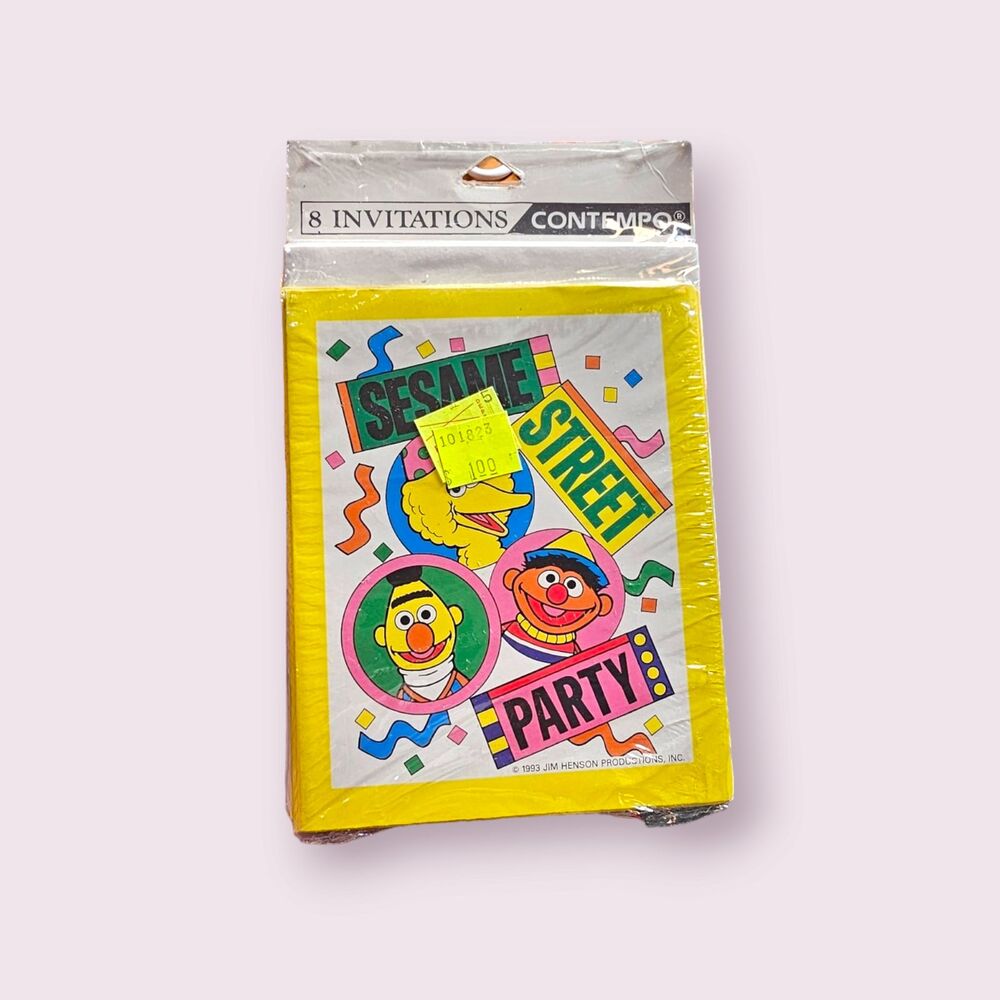 NOS Sesame Street invitations